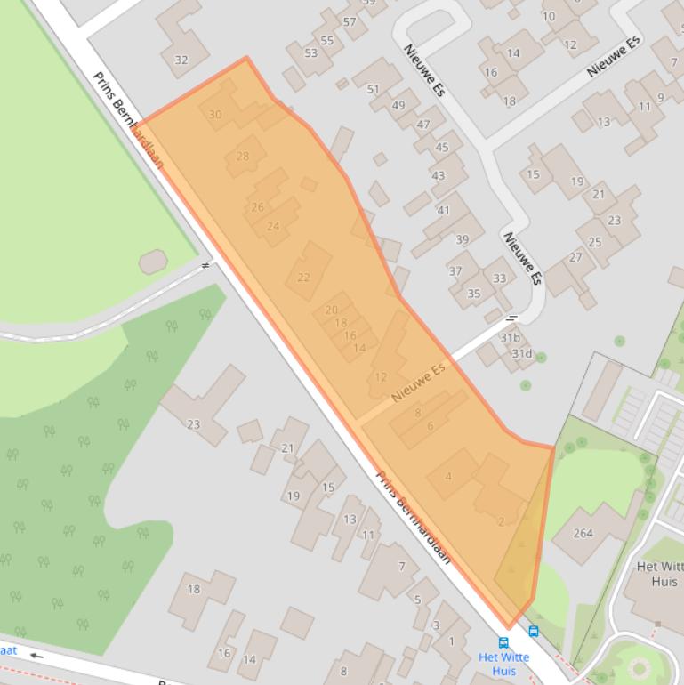 Kaart van postcodegebied 7622BG.