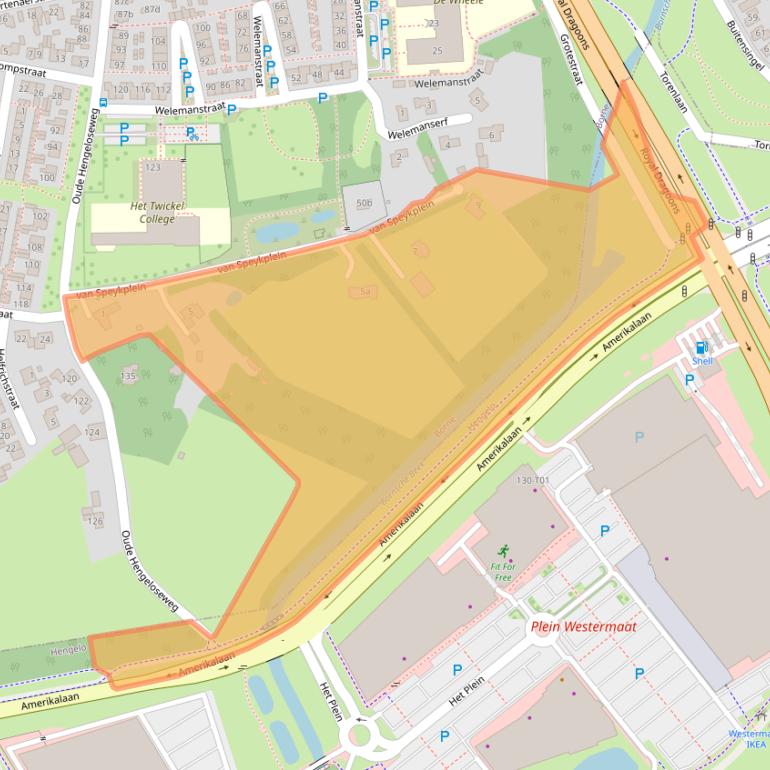 Kaart van postcodegebied 7622HA.