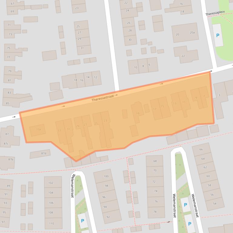 Kaart van postcodegebied 7622HH.