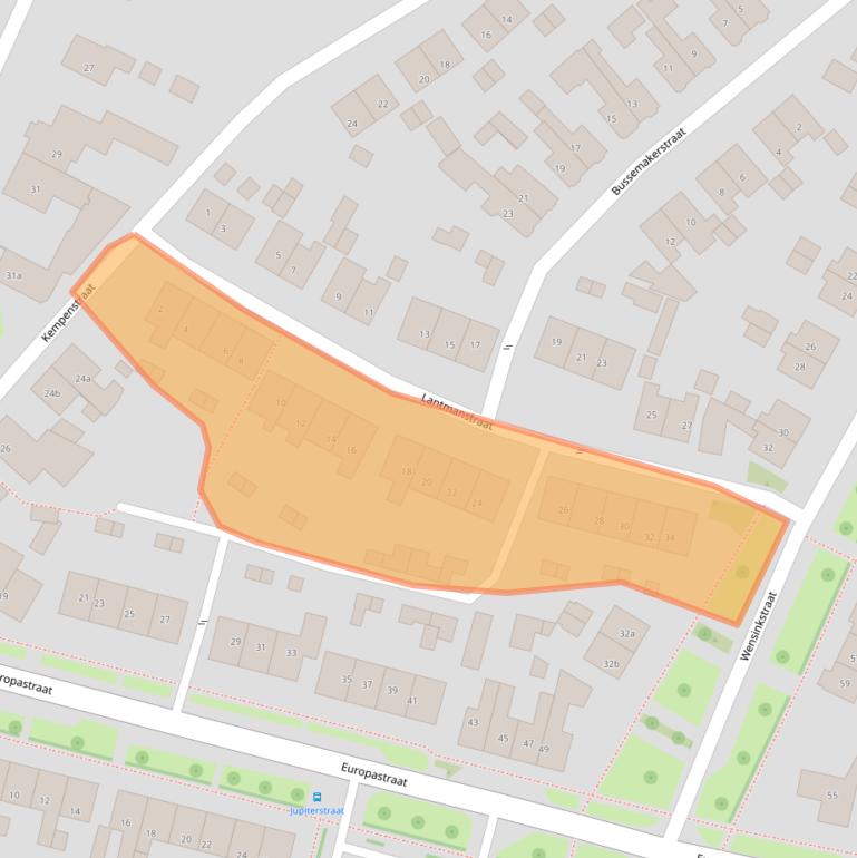 Kaart van postcodegebied 7622KV.
