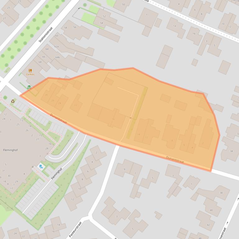 Kaart van postcodegebied 7622LV.