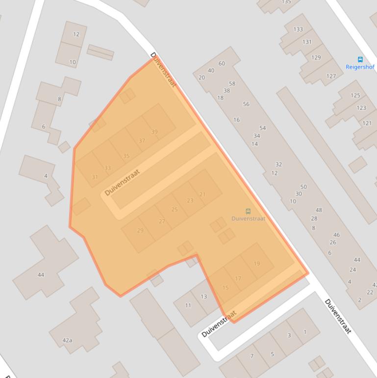 Kaart van postcodegebied 7622TG.