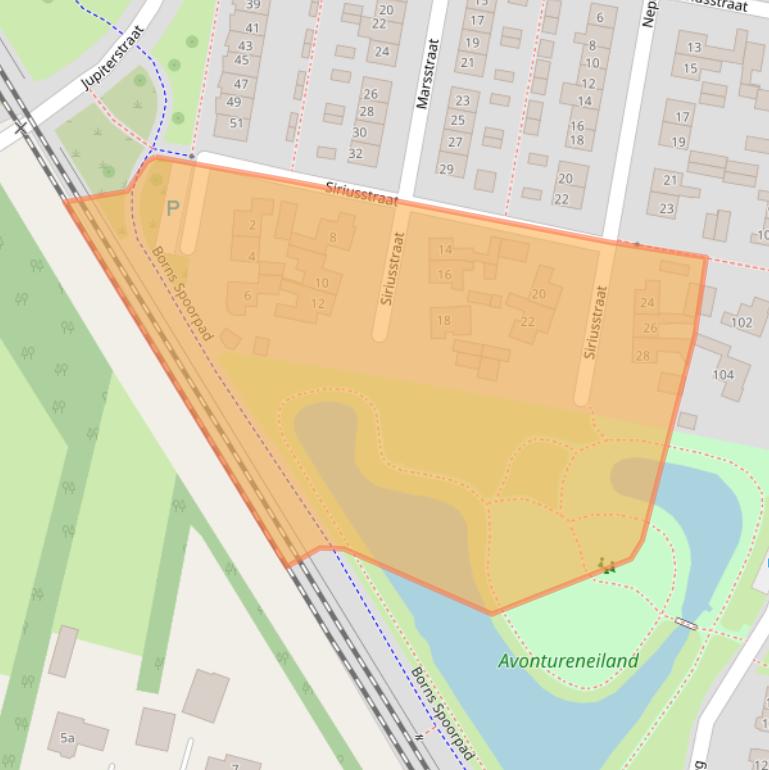 Kaart van postcodegebied 7622VZ.