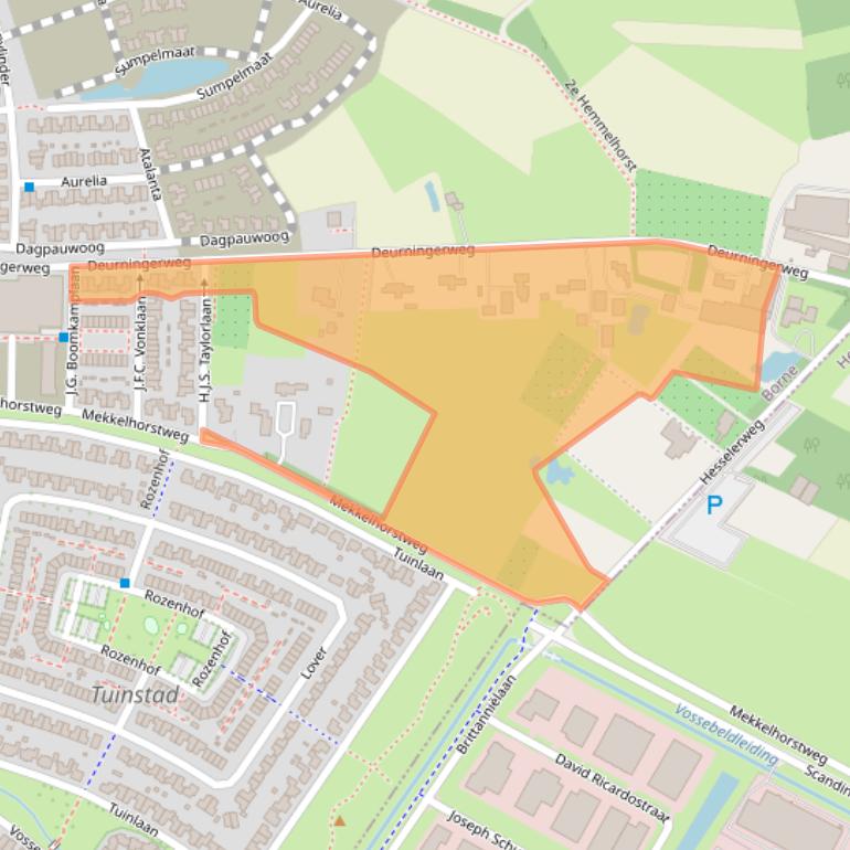 Kaart van postcodegebied 7623AH.