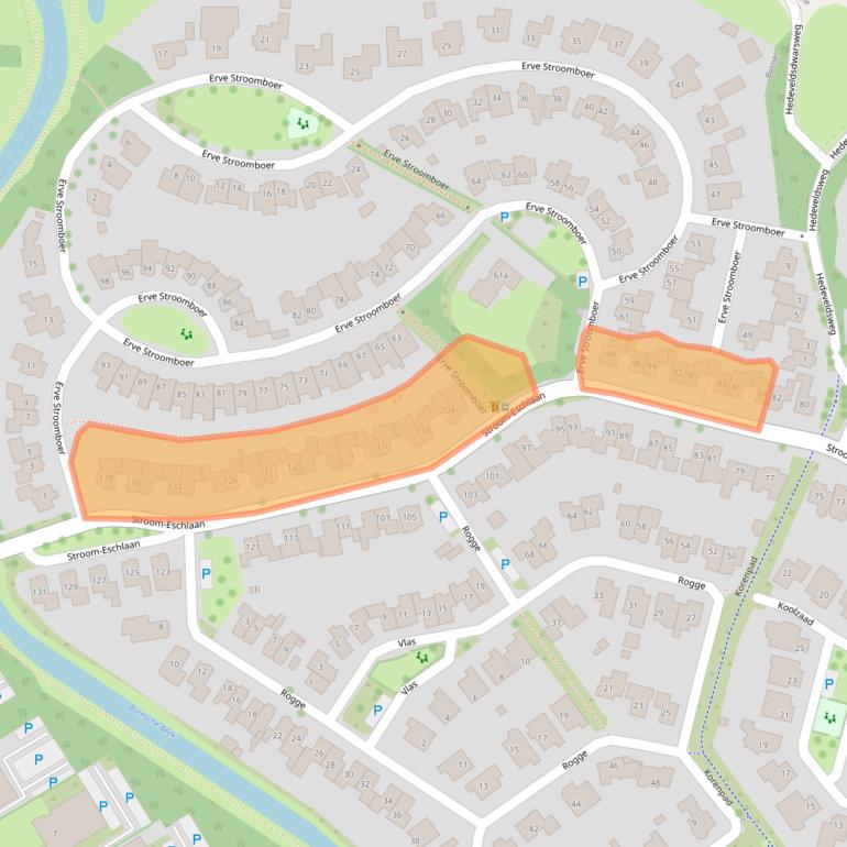 Kaart van postcodegebied 7623CX.