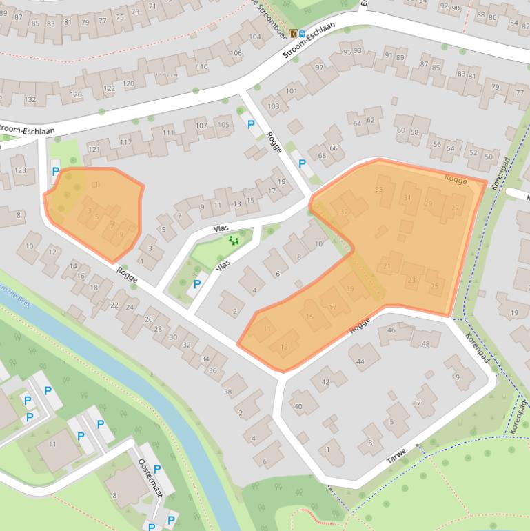 Kaart van postcodegebied 7623HP.