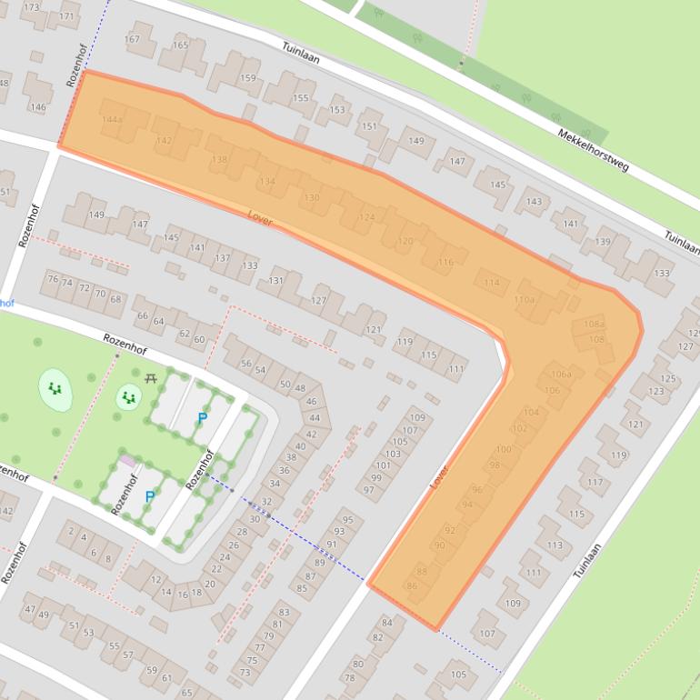 Kaart van postcodegebied 7623PJ.