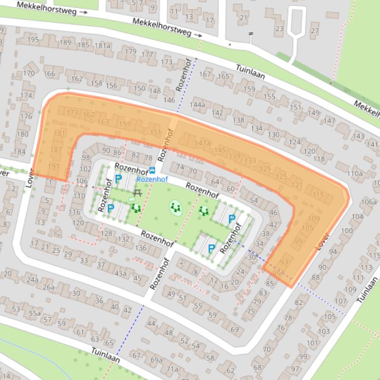 Kaart van postcodegebied 7623PM.