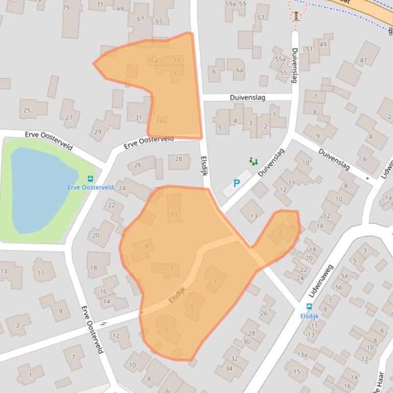 Kaart van postcodegebied 7625PK.