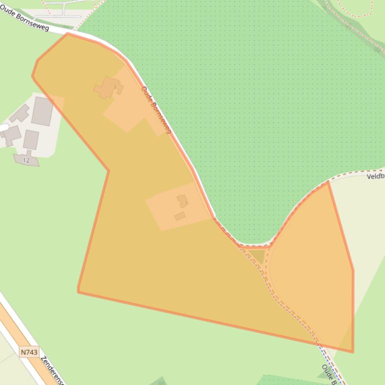 Kaart van postcodegebied 7625RG.