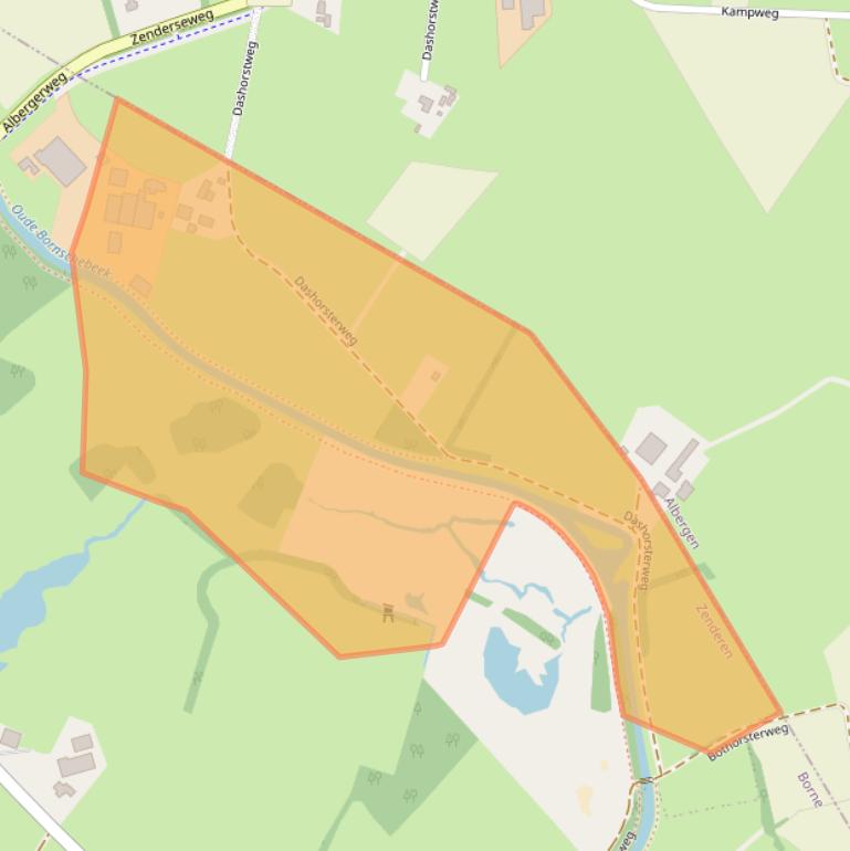 Kaart van postcodegebied 7625RL.