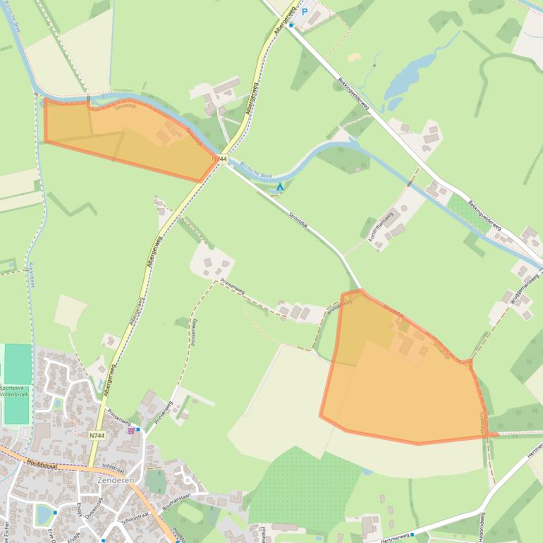 Kaart van postcodegebied 7625RR.