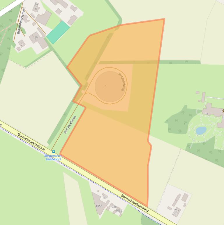 Kaart van postcodegebied 7625SZ.