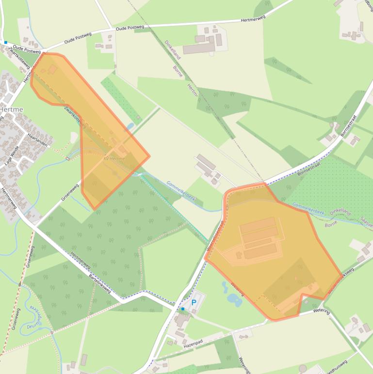 Kaart van postcodegebied 7626LK.