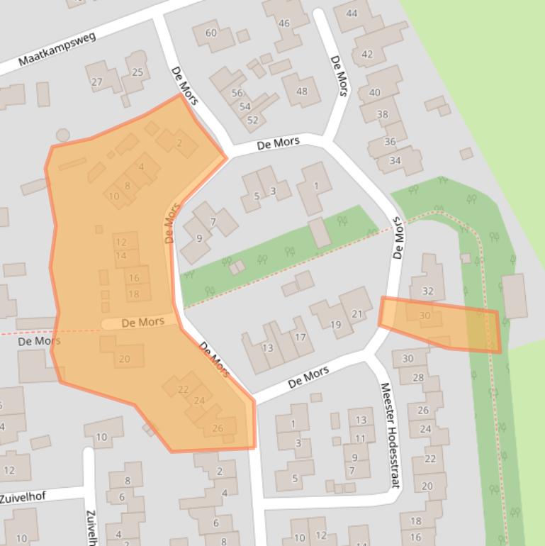 Kaart van postcodegebied 7627MA.