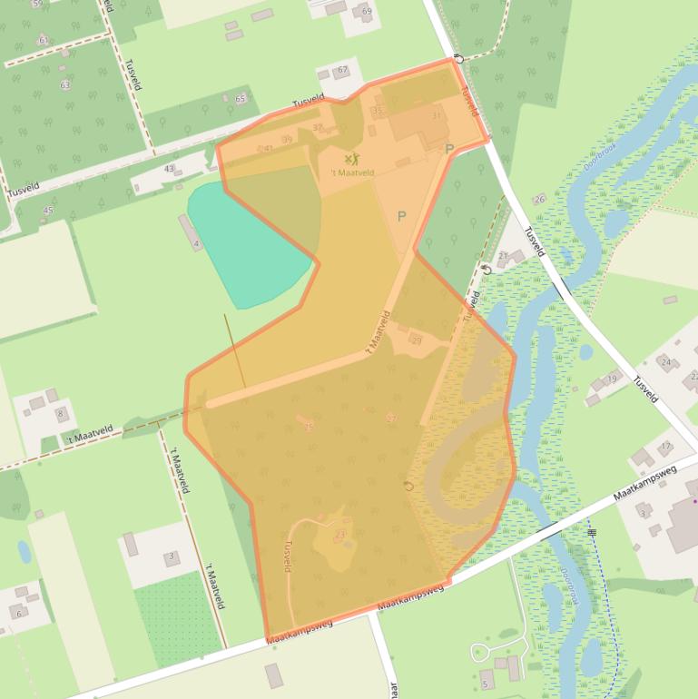 Kaart van postcodegebied 7627NX.