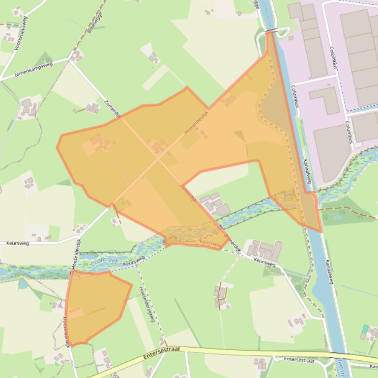 Kaart van postcodegebied 7627PW.