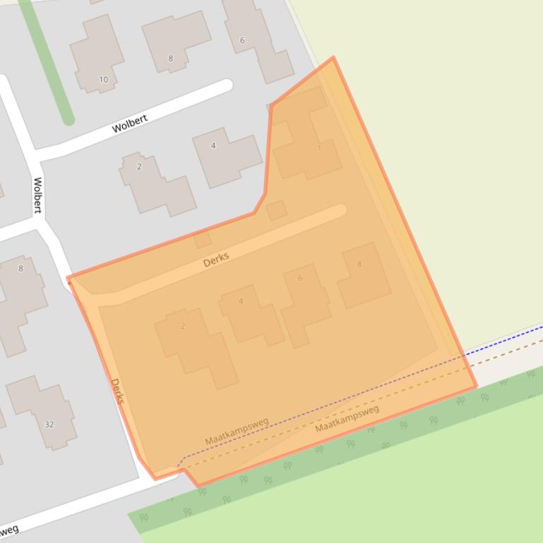 Kaart van postcodegebied 7627SG.