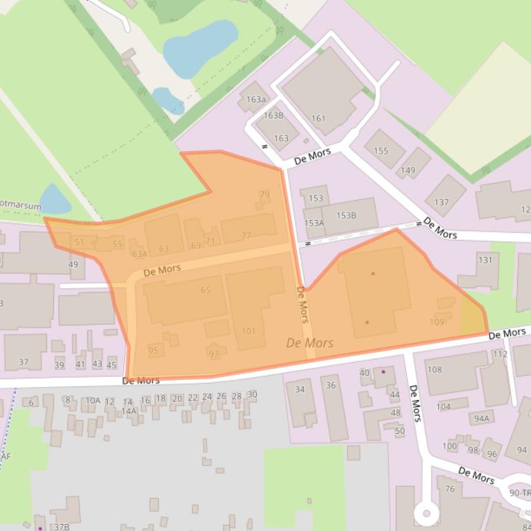 Kaart van postcodegebied 7631BA.