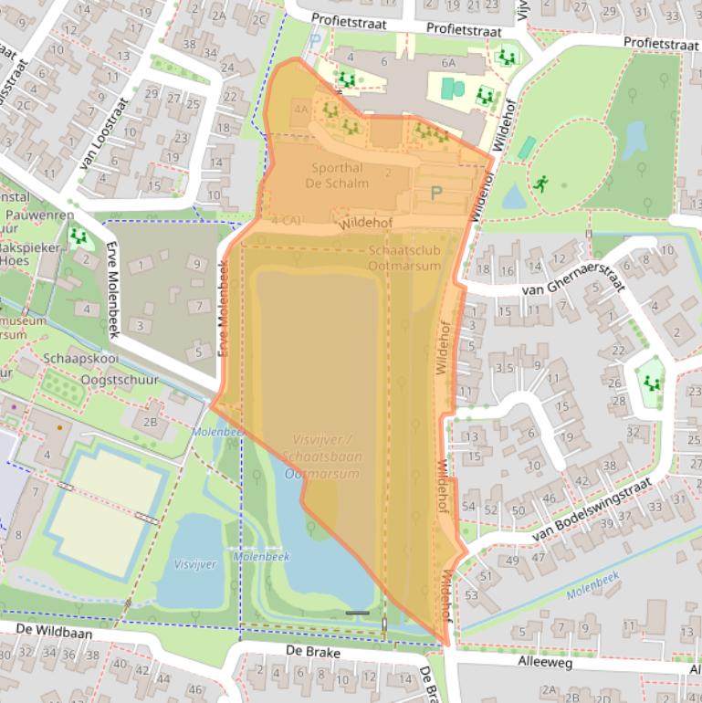 Kaart van postcodegebied 7631GX.