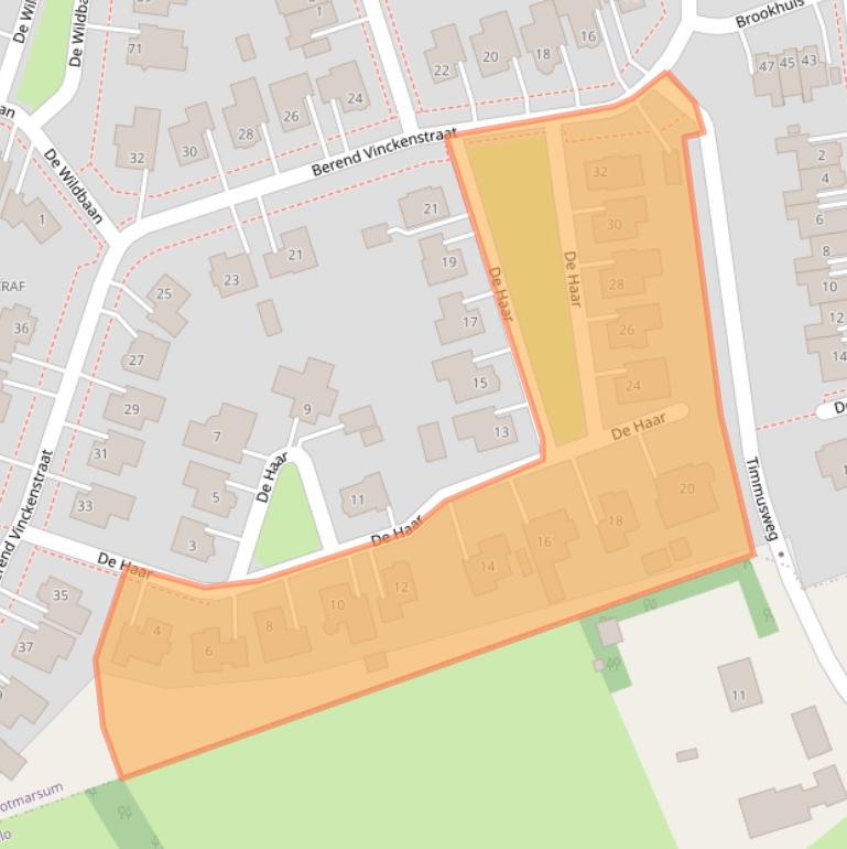 Kaart van postcodegebied 7631KM.