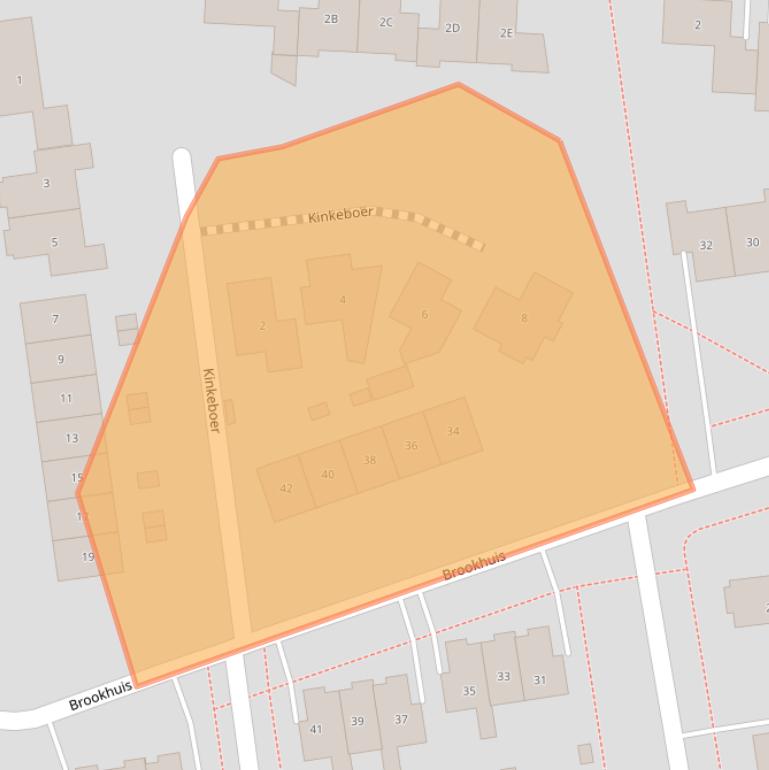 Kaart van postcodegebied 7631LG.