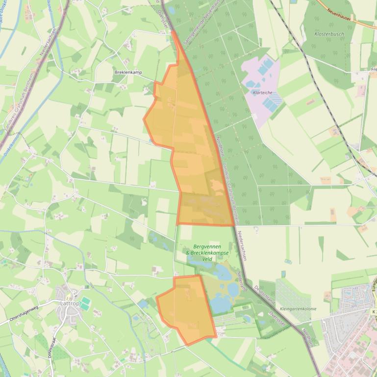 Kaart van postcodegebied 7635LH.
