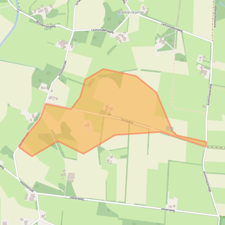 Kaart van postcodegebied 7635LK.