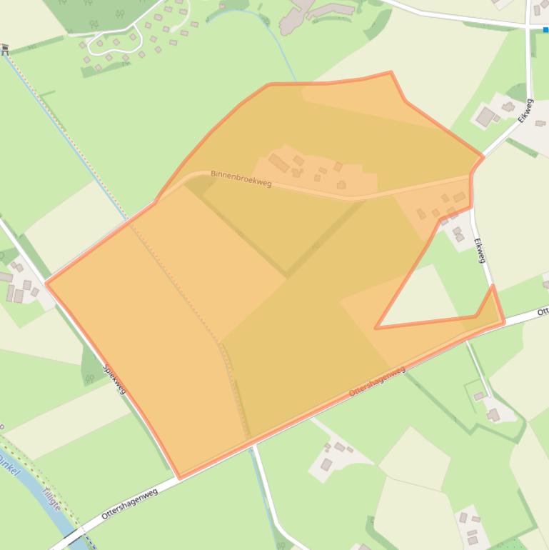 Kaart van postcodegebied 7635LR.