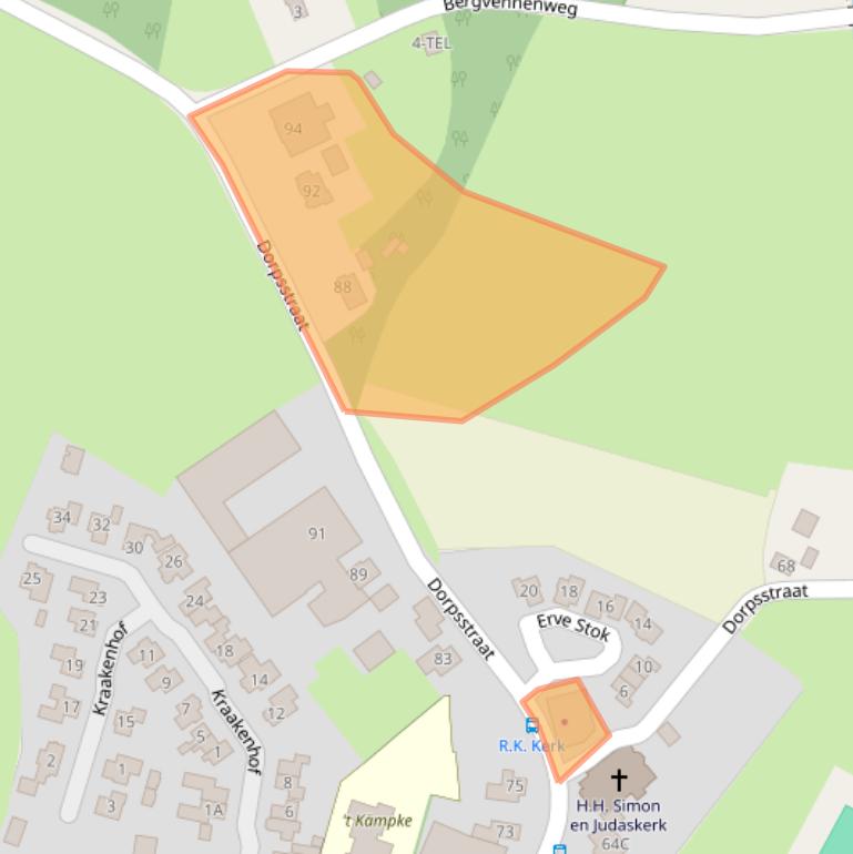 Kaart van postcodegebied 7635ND.