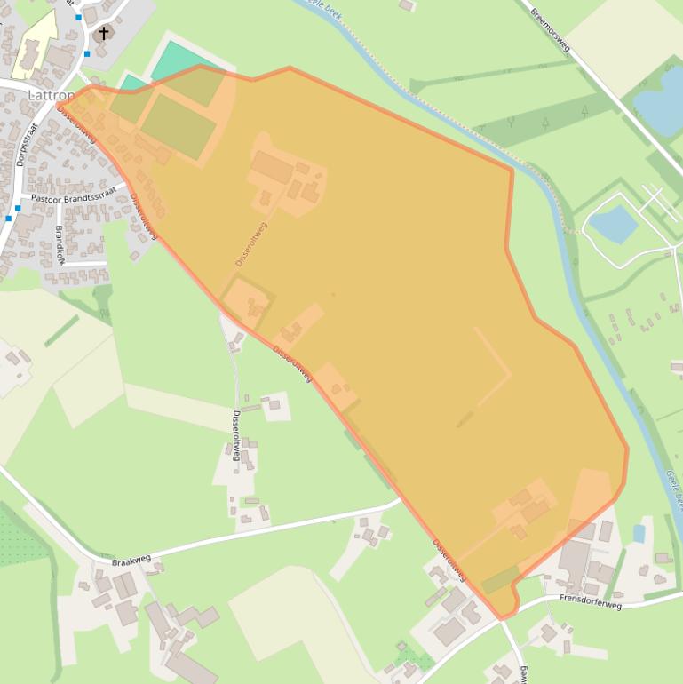 Kaart van postcodegebied 7635NE.