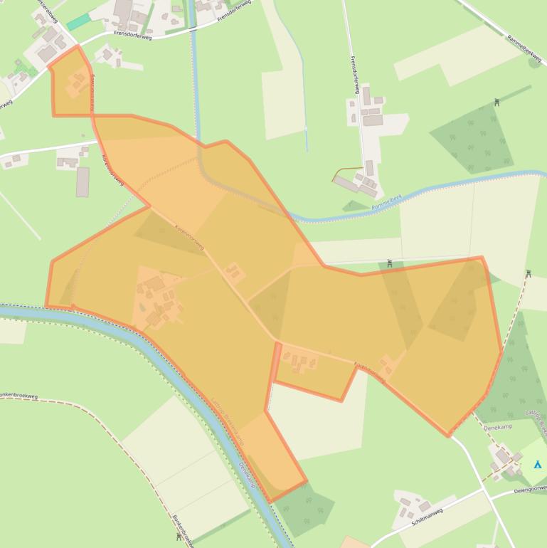 Kaart van postcodegebied 7635NM.