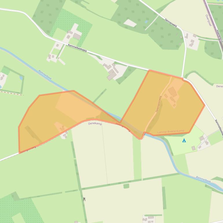 Kaart van postcodegebied 7635NN.