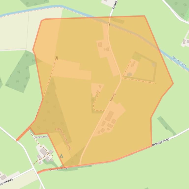 Kaart van postcodegebied 7635NP.