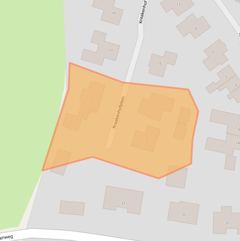 Kaart van postcodegebied 7635NZ.