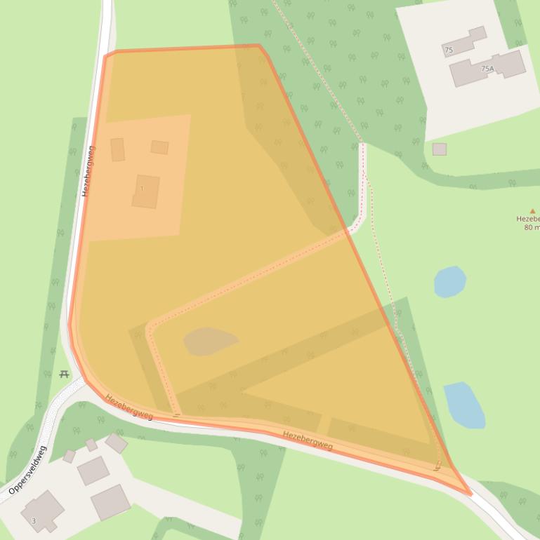 Kaart van postcodegebied 7636RP.