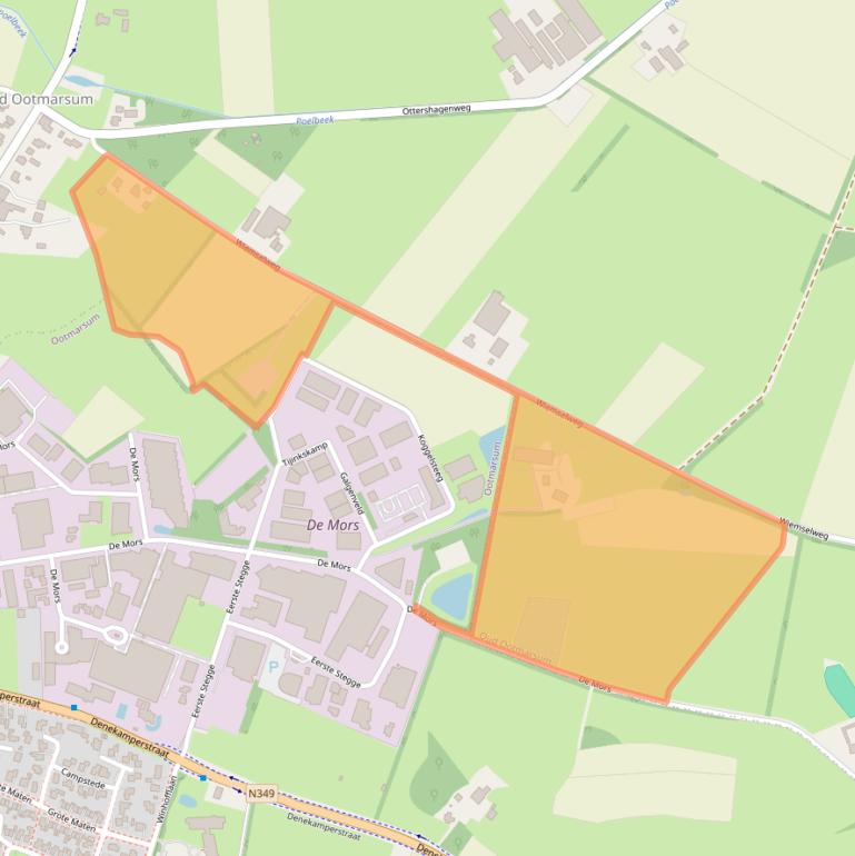 Kaart van postcodegebied 7637PE.