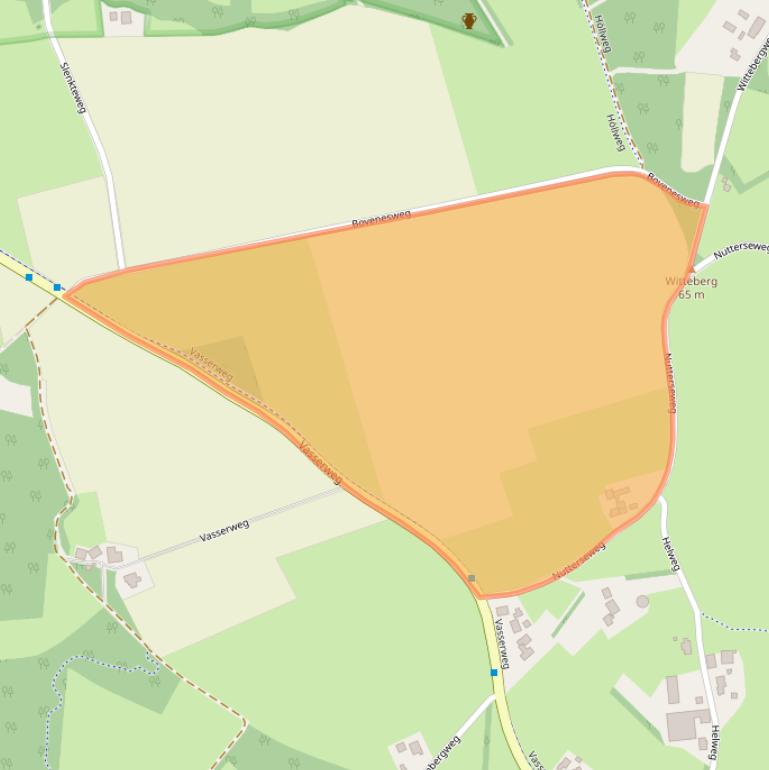 Kaart van postcodegebied 7638PD.