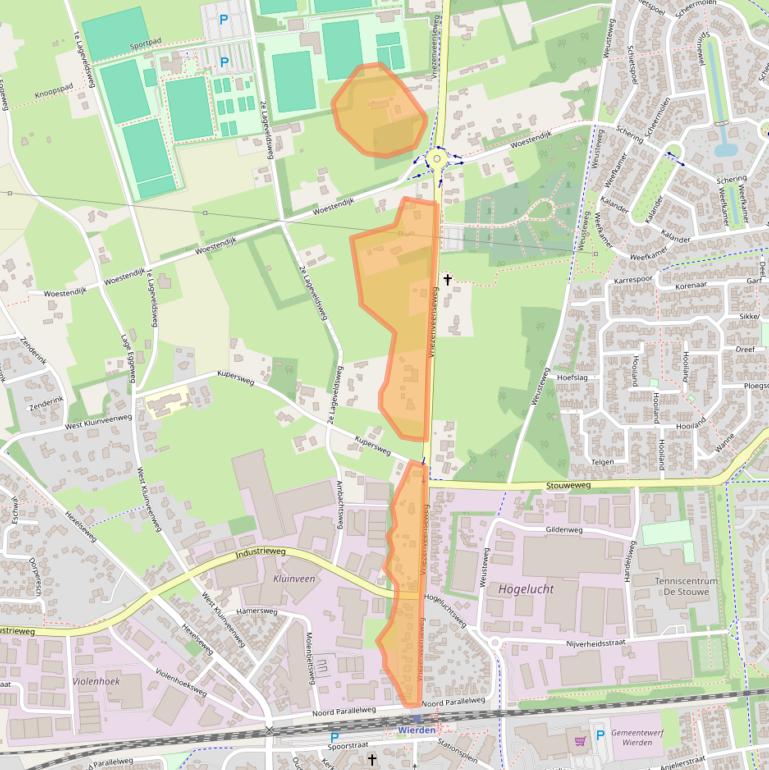 Kaart van postcodegebied 7641AH.