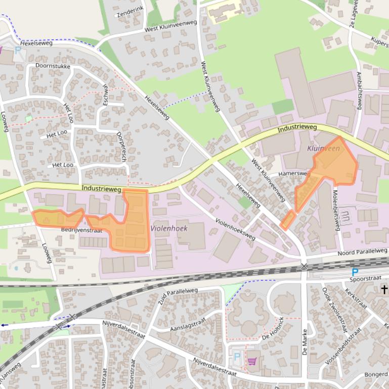 Kaart van postcodegebied 7641AN.