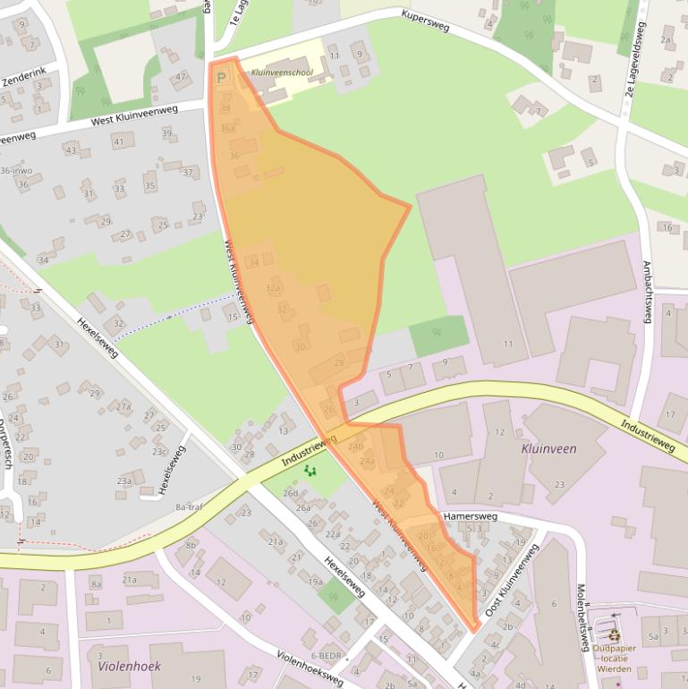 Kaart van postcodegebied 7641AR.