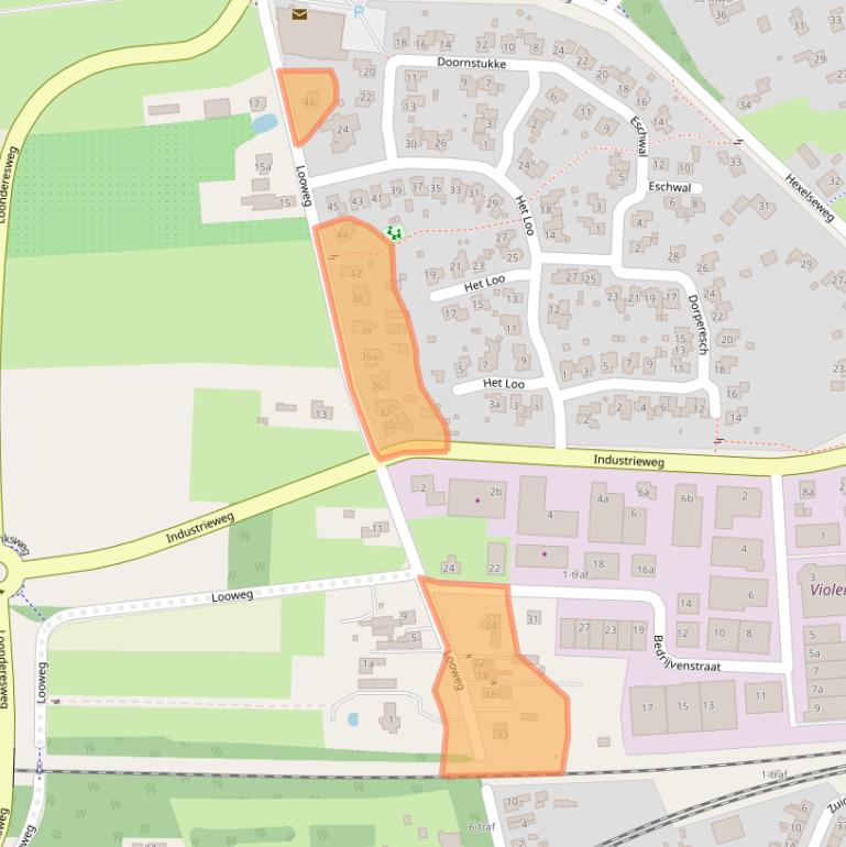 Kaart van postcodegebied 7641BH.