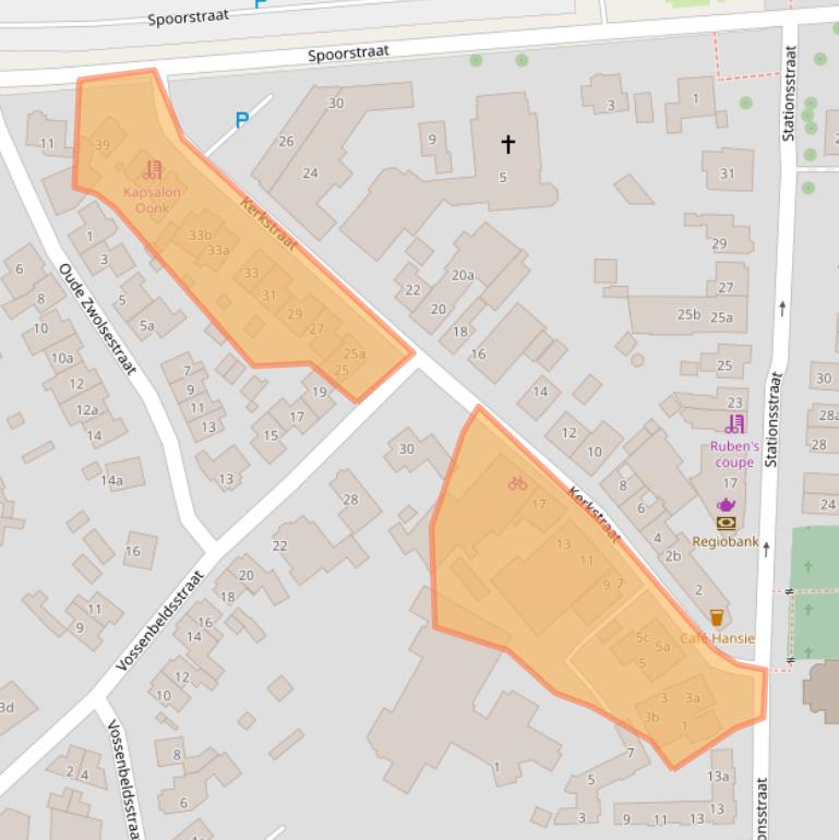 Kaart van postcodegebied 7641BS.