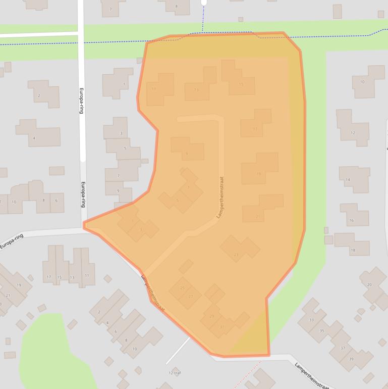 Kaart van postcodegebied 7641DR.