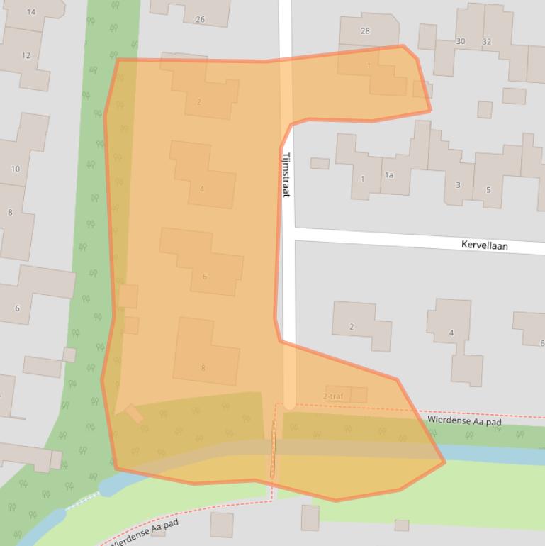 Kaart van postcodegebied 7641EC.