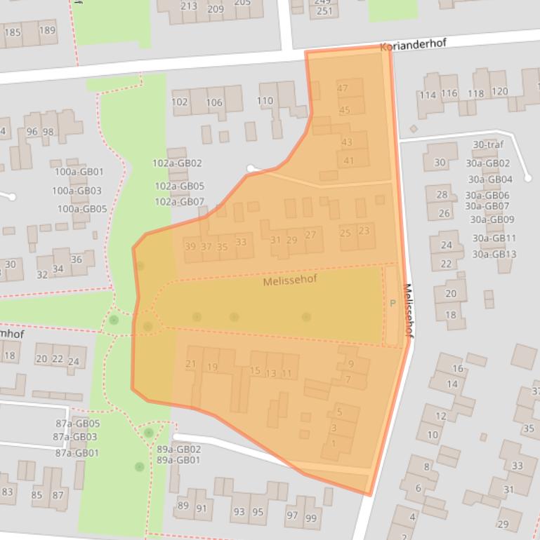 Kaart van postcodegebied 7641GB.