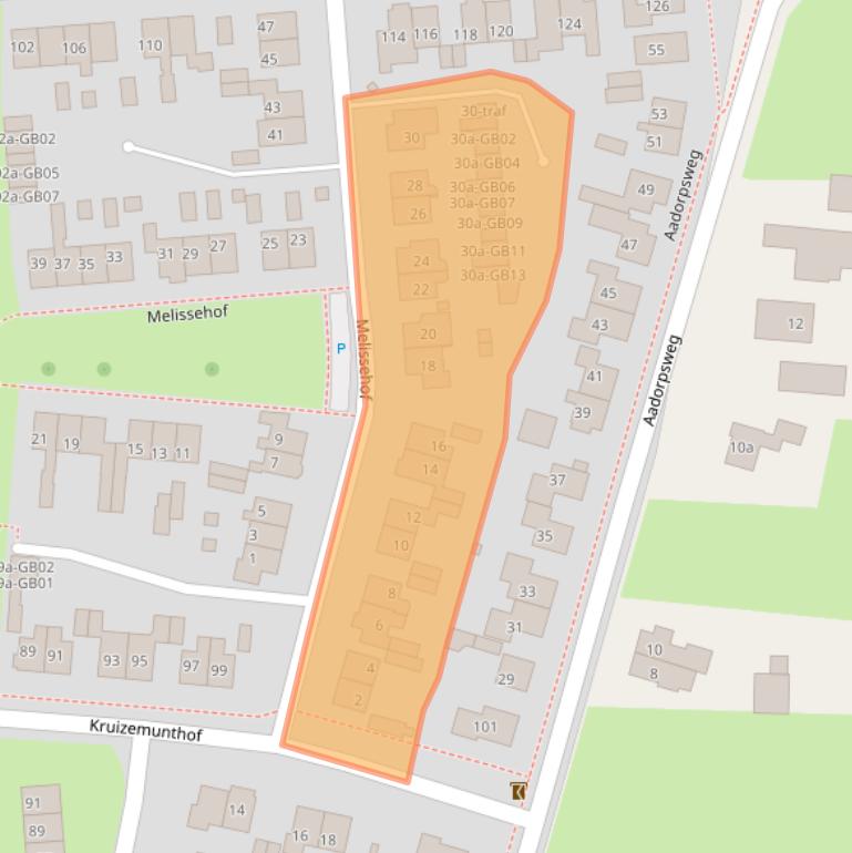 Kaart van postcodegebied 7641GC.