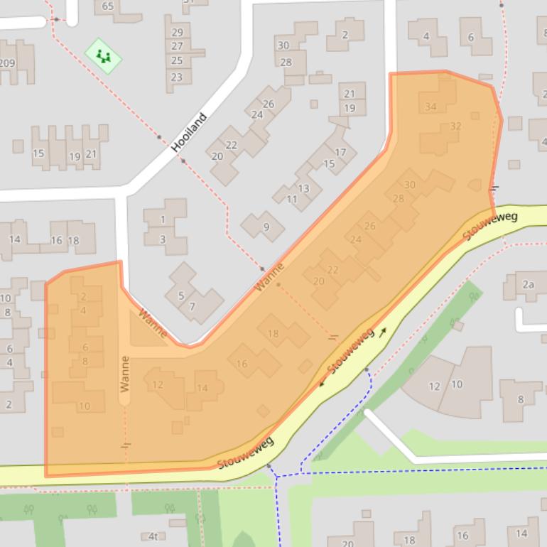 Kaart van postcodegebied 7641HD.