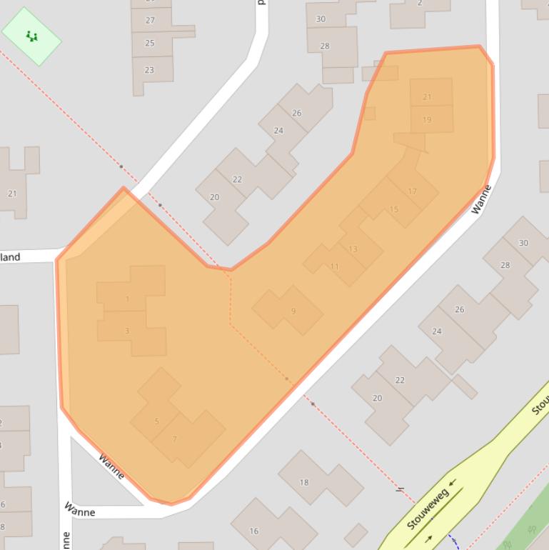 Kaart van postcodegebied 7641HE.
