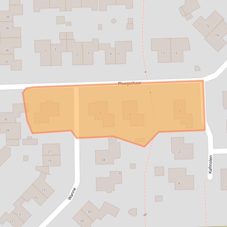 Kaart van postcodegebied 7641HG.